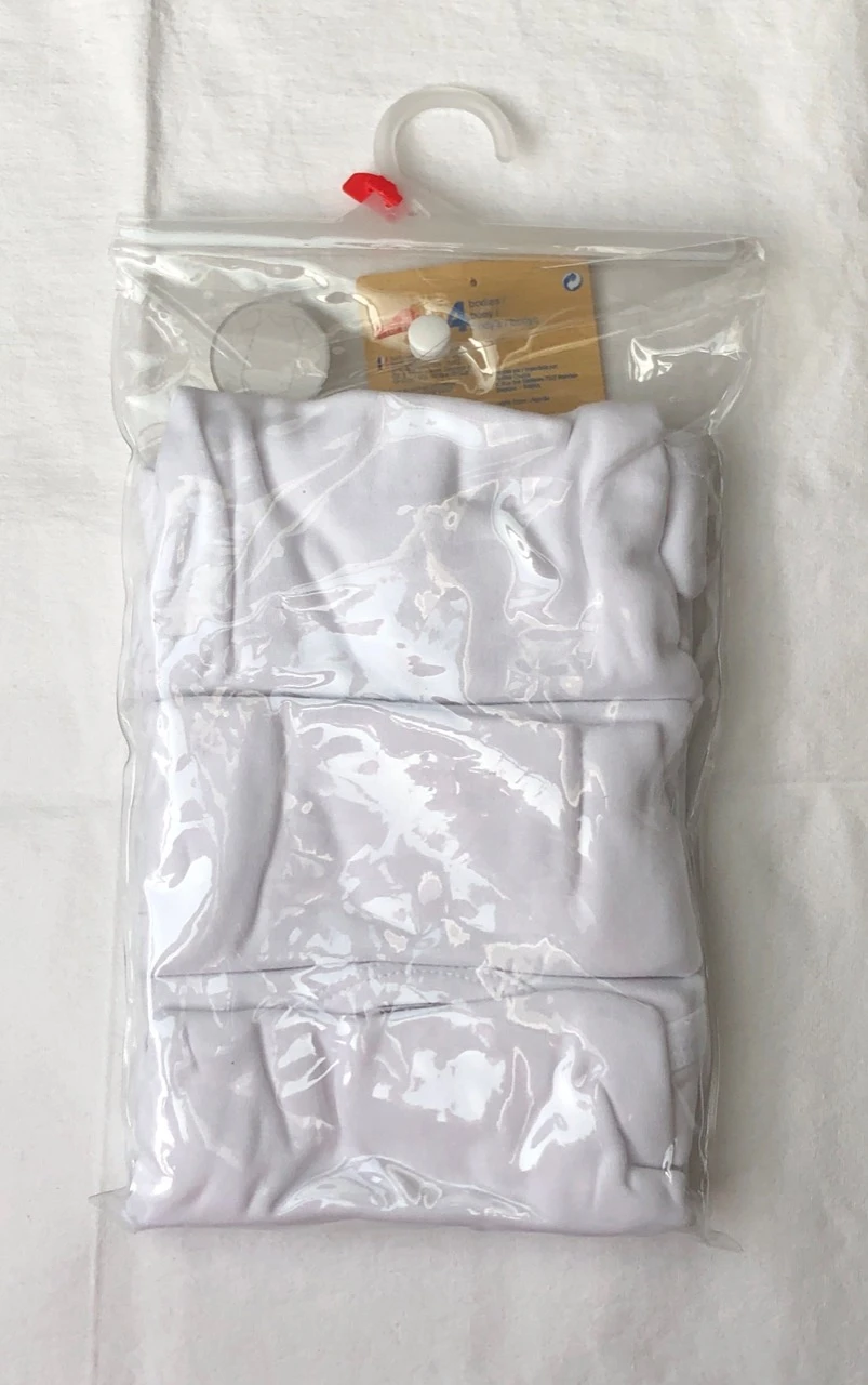 Lote de 3 bodies de manga curta Intermarché 12 meses – photo 3